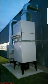 Biały filtrowentylator